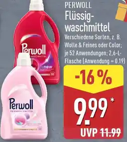 Aldi Nord PERWOLL Flüssigwaschmittel Angebot