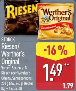 Aldi Nord STORCK Riesen/ Werther's Original Angebot