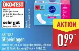 Aldi Nord SATESSA Slipeinlagen Angebot
