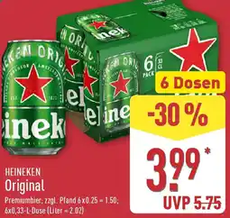 Aldi Nord HEINEKEN Original Angebot