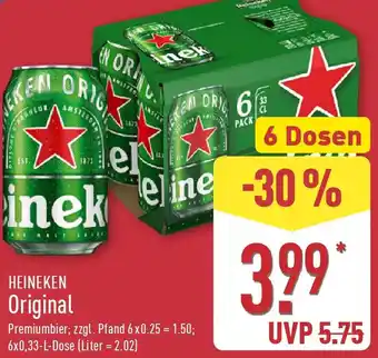 Aldi Nord HEINEKEN Original Angebot
