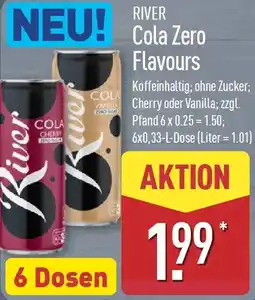 Aldi Nord RIVER Cola Zero Flavours Angebot