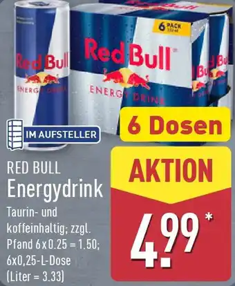 Aldi Nord RED BULL Energydrink Angebot