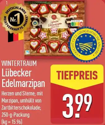 Aldi Nord WINTERTRAUM Lübecker Edelmarzipan Angebot
