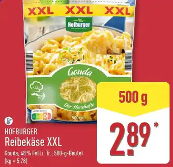 Aldi Nord HOFBURGER Reibekäse XXL Angebot