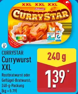 Aldi Nord CURRYSTAR Currywurst XXL Angebot