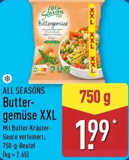 Aldi Nord ALL SEASONS Buttergemüse XXL Angebot
