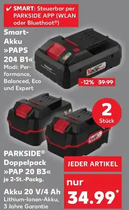 Kaufland PARKSIDE Doppelpack PAP 20 B3 Angebot