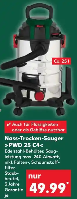 Kaufland PARKSIDE Nass Trocken Sauger PWD 25 C4 Angebot