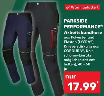 Kaufland PARKSIDE PERFORMANCE Arbeitsbundhose Angebot
