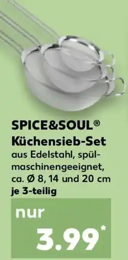 Kaufland SPICE&SOUL Küchensieb-Set Angebot