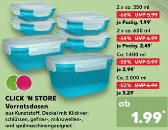 Kaufland CLICK 'N STORE Vorratsdosen Angebot
