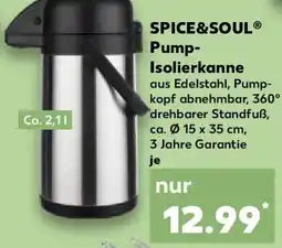 Kaufland SPICE&SOUL Pump Isolierkanne Angebot