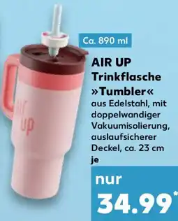 Kaufland AIR UP Trinkflasche Tumbler Angebot