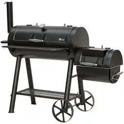 Netto Marken-Discount El Fuego Smoker Holzkohlegrill Buffalo Angebot