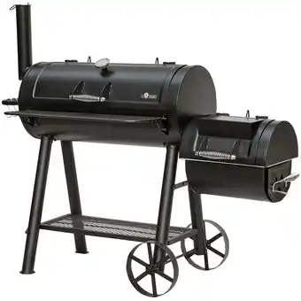 Netto Marken-Discount El Fuego Smoker Holzkohlegrill Buffalo Angebot