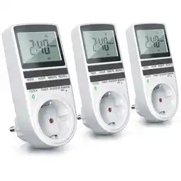 Netto Marken-Discount BEARWARE 3x Zeitschaltuhr LCD-Display / 3680W / 10 konfigurierbare Programme Angebot