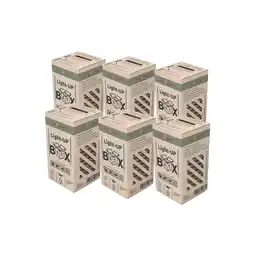 Netto Marken-Discount holz4home Light-UP-Box 4in1 Grillbox Grillkohle Grillholzkohle 6x LightUP Box Angebot