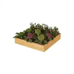 Netto Marken-Discount holz4home Hochbeet aus Holz mit Vlieseinlage und Metallstiften Angebot