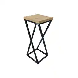 Netto Marken-Discount holz4home Blumenständer aus Eiche I Gedrehte Streben 50 cm 50 cm Angebot