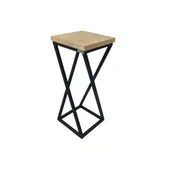 Netto Marken-Discount holz4home Blumenständer aus Eiche I Gedrehte Streben 50 cm 50 cm Angebot