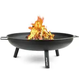 Netto Marken-Discount deluxe4home Feuerschale mit drei Standfüßen, Durchmesser 58 cm, schwarz Angebot