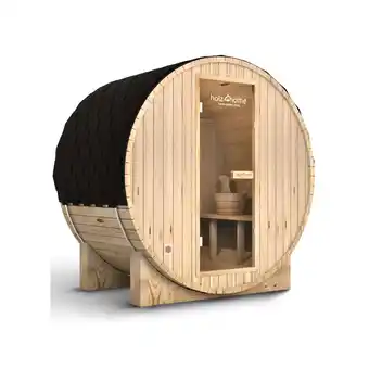 Netto Marken-Discount holz4home Fasssauna M Pini wood M - 2 Personen Angebot