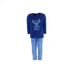 Netto Marken-Discount Lilo & Stitch Schlafanzug Pyjama Coral Fleece Nachtanzug für Kinder Angebot