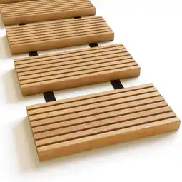 Netto Marken-Discount holz4home Rollweg Gartenweg aus Lärche 35 cm Angebot