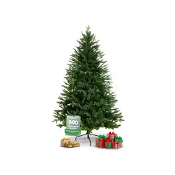 Netto Marken-Discount holz4home Künstlicher Weihnachtsbaum 190 cm inkl. Lichterkette 190 cm Angebot