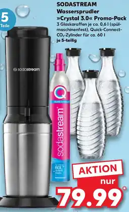 Kaufland SODASTREAM Wassersprudler Crystal 3.0 Promo-Pack Angebot