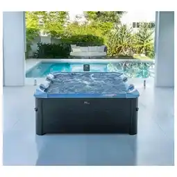 Netto Marken-Discount MSpa Whirlpool OSLO Sapphire inkl. LED, WiFi, UVC, 120 Luftdüsen, 8 Hydromassagedüsen Angebot