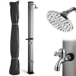 Netto Marken-Discount holz4home Outdoor Solardusche mit Wasserspeicher 35 Liter Angebot