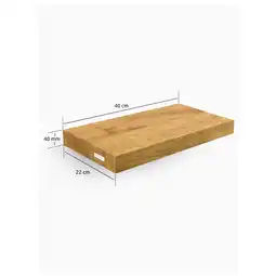 Netto Marken-Discount holz4home Schwebendes Wandregal 40cm / ohne Baumkante Angebot