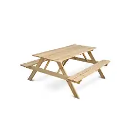 Netto Marken-Discount holz4home Outdoor Picknickbank aus Tannenholz H4H352.1 Klassisch 140 cm Angebot