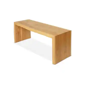 Netto Marken-Discount holz4home Massivholzbank aus Eiche mit Baumkante L Angebot