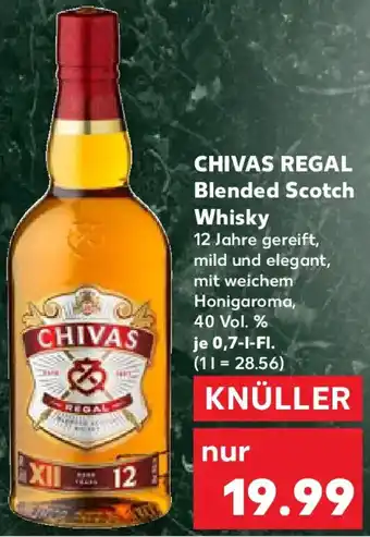 Kaufland CHIVAS REGAL Blended Scotch Whisky Angebot