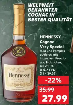 Kaufland HENNESSY Cognac Very Special Angebot