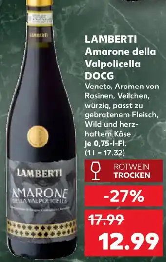 Kaufland LAMBERTI Amarone della Valpolicella DOCG Angebot