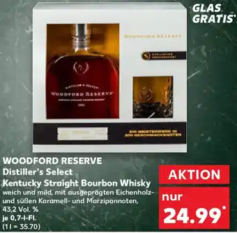 Kaufland WOODFORD RESERVE Distiller's Select Kentucky Straight Bourbon Whisky Angebot