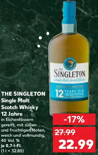 Kaufland THE SINGLETON Single Malt Scotch Whisky 12 Jahre Angebot