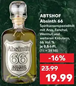 Kaufland ABTSHOF Absinth 66 Angebot