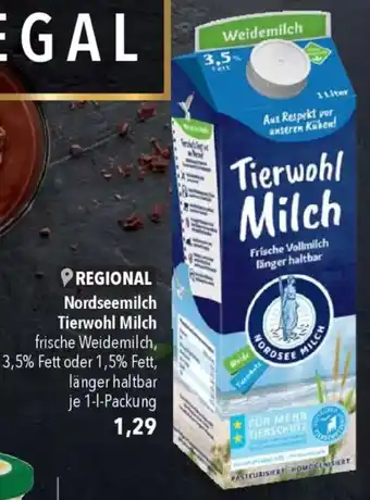 CITTI Markt Nordseemilch Tierwohl Milch Angebot