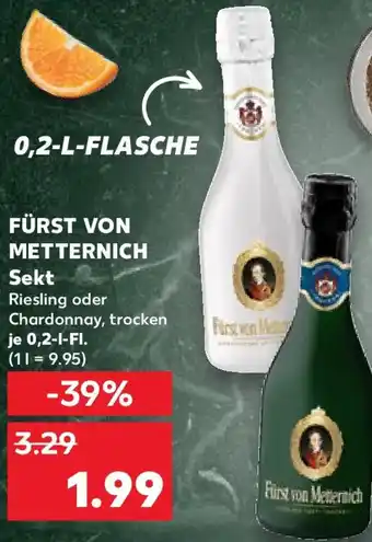 Kaufland FÜRST VON METTERNICH Sekt Angebot