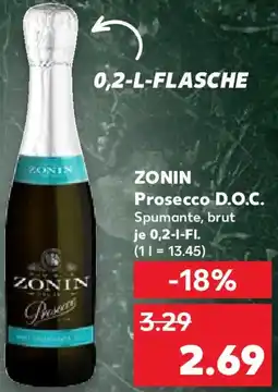 Kaufland ZONIN Prosecco D.O.C. Angebot