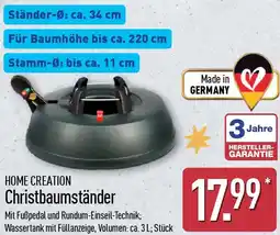 Aldi Nord HOME CREATION Christbaumständer Angebot