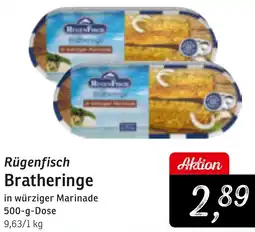 KONSUM Rügenfisch Bratheringe Angebot
