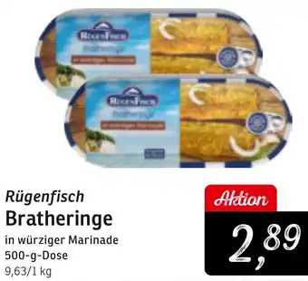 KONSUM Rügenfisch Bratheringe Angebot