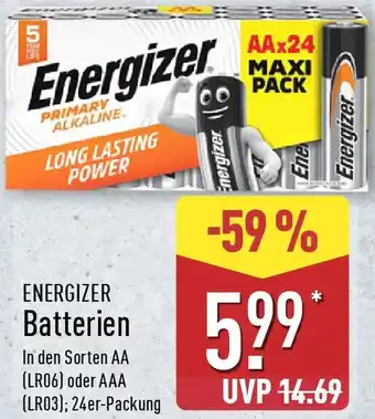 Aldi Nord ENERGIZER Batterien Angebot