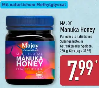 Aldi Nord MAJOY Manuka Honey Angebot